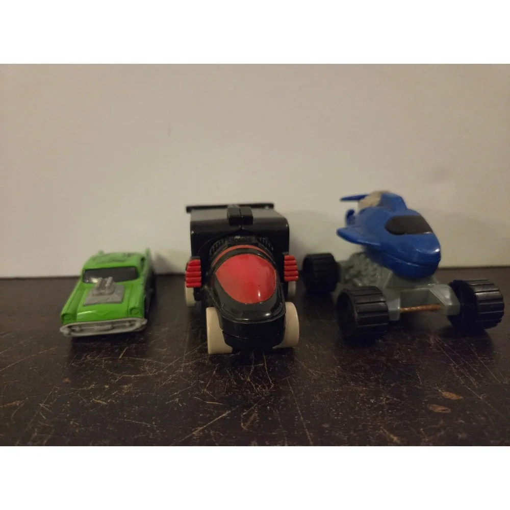 Vintage Hot Wheels Lot 1957 Chevy Dragon 1993 McDonalds Key Car Shark Truck